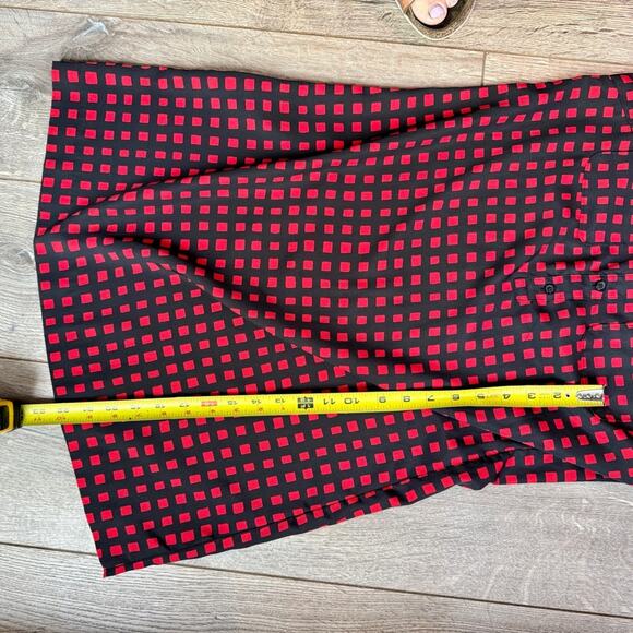 GAP Red and Black Patterned Dress - Picture 9 of 9